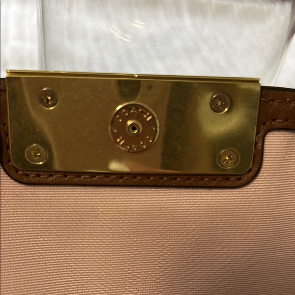 Coach Vintage Woven Tan Leather Small Shoulder Bag - Picture 8 of 14